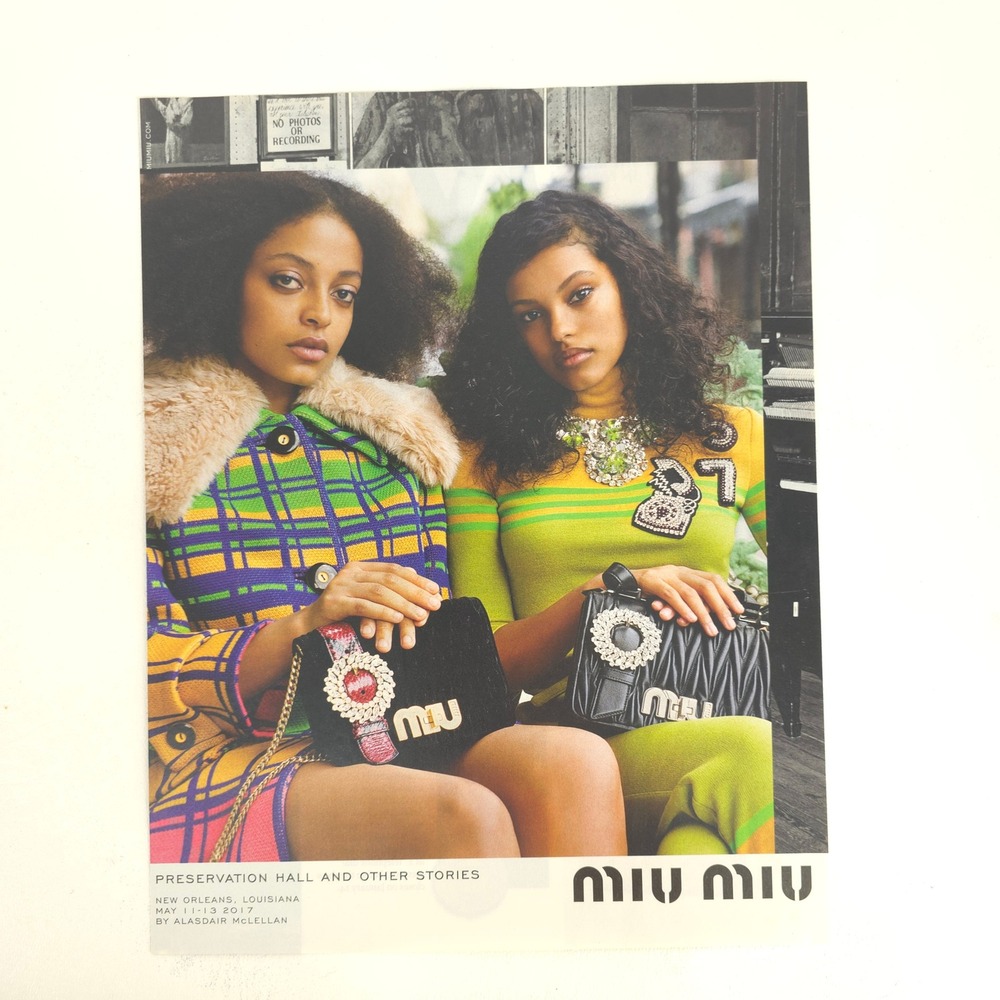 Miu Mi Miu Handbag Print Ad Rose Jasmine Daniels Alasdair McLellan Collector Art